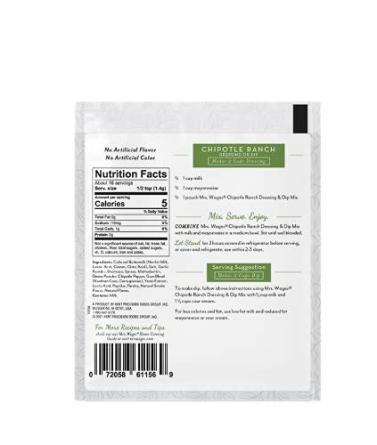 image:imageMrs Wages Dressing and Dip Mix Chipotle Ranch 12 Oz Pack of 12Chipotle Ranch