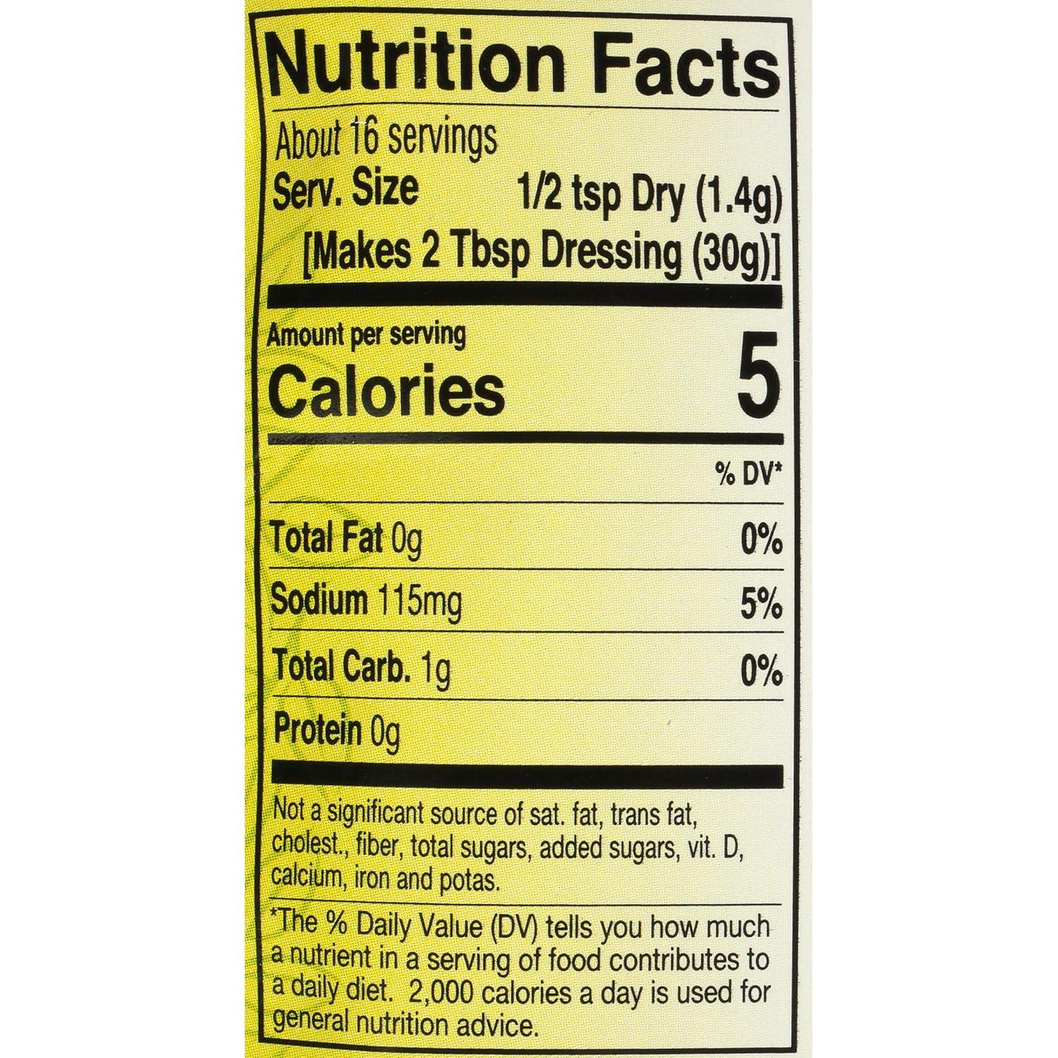 image:imageMrs Wages Dressing and Dip Mix Chipotle Ranch 12 Oz Pack of 12Ranch