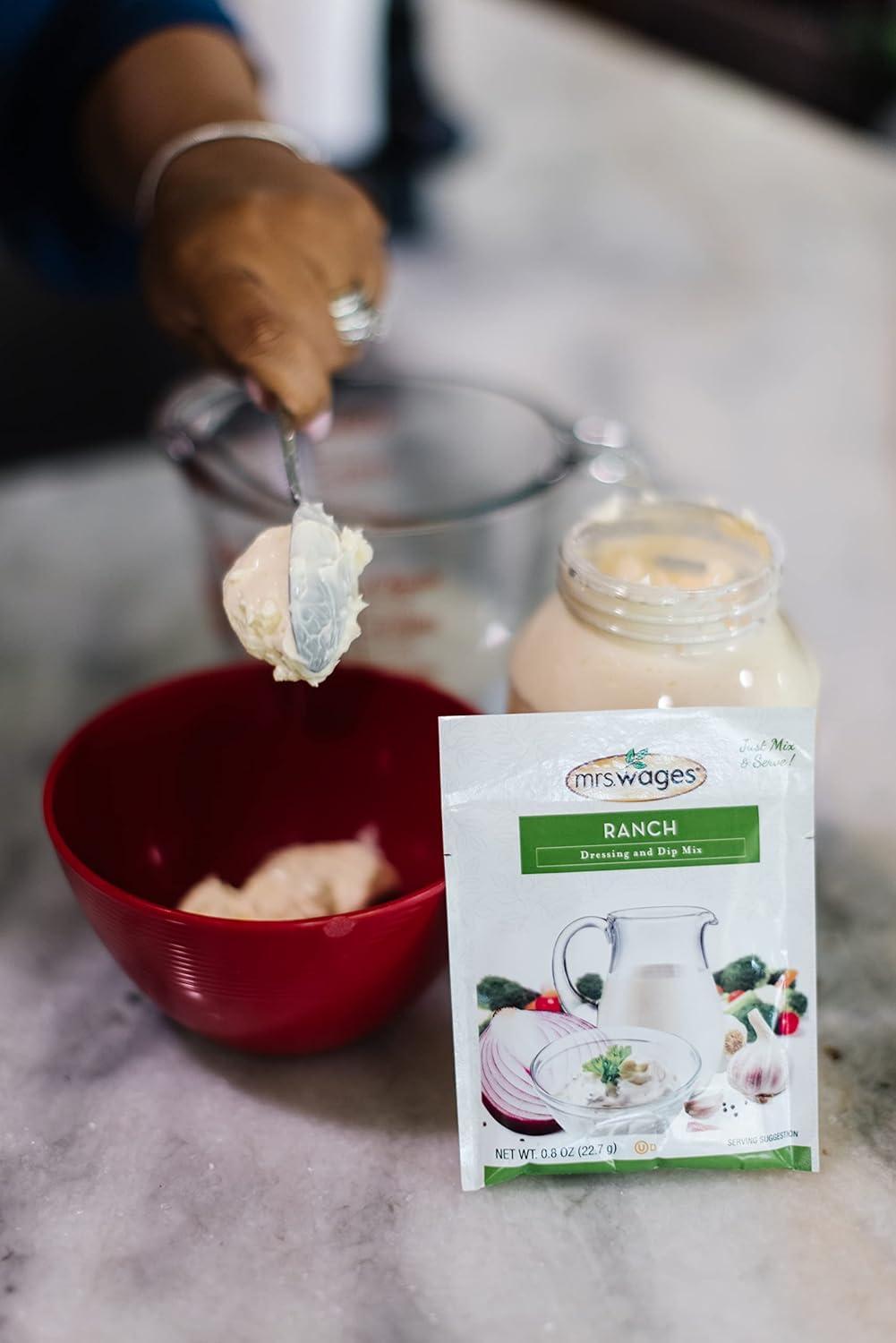 image:imageMrs Wages Dressing and Dip Mix Chipotle Ranch 12 Oz Pack of 12Ranch