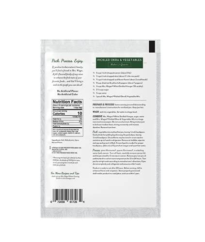 image:imageMrs Wages Pickled Okra and Vegetables Quick Process Mix Quick and Easy SimpleToUse Great Flavor Enhance Pickled Vegetables 336 oz Packet Value Pack of 12Pickled Okra Vegetables