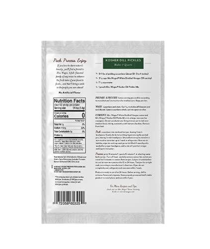 image:imageMrs Wages Pickled Okra and Vegetables Quick Process Mix Quick and Easy SimpleToUse Great Flavor Enhance Pickled Vegetables 336 oz Packet Value Pack of 12Kosher Dill