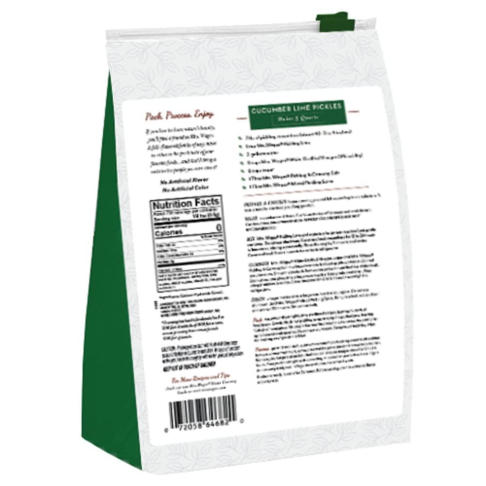 image:imageMrs Wages Pickling Lime EasyToMake Crispy Flavorful Pickles Tasty Creations Pickling Lime LongLasting Resealable Bag 1 lb Value Pack of 61 Pound Pack of 6