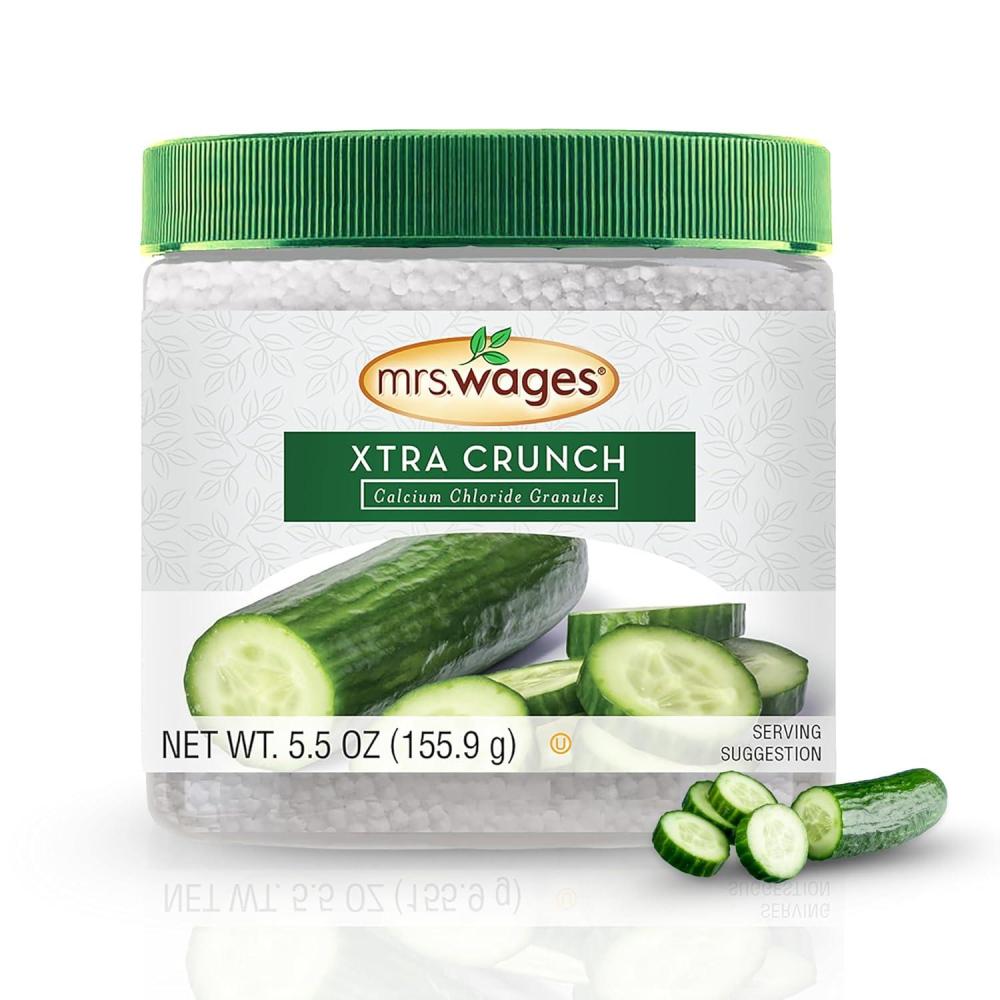 image:imageMrs Wages Pickle Mix Xtra Crunch EasyToUse Fast Results Great Taste amp Crispness Ensures Crunchiness 55 oz Jar Pack of 1Xtra Crunch