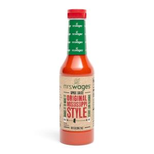 image:imageMrs Wages Original Mississippi Style Spice Sauce Medium Hot Sauce Perfect For Wings Chicken Dip Kabobs Zesty Tangy Cayenne Pepper amp Vinegar Flavorful Heat Smooth Hot Sauce 10 fl oz BottleOriginal Mississippi