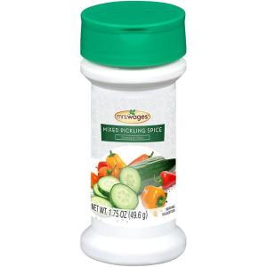 image:imageMrs Wages Pickle Mix Xtra Crunch EasyToUse Fast Results Great Taste amp Crispness Ensures Crunchiness 55 oz Jar Pack of 1Mixed Pickling Spice