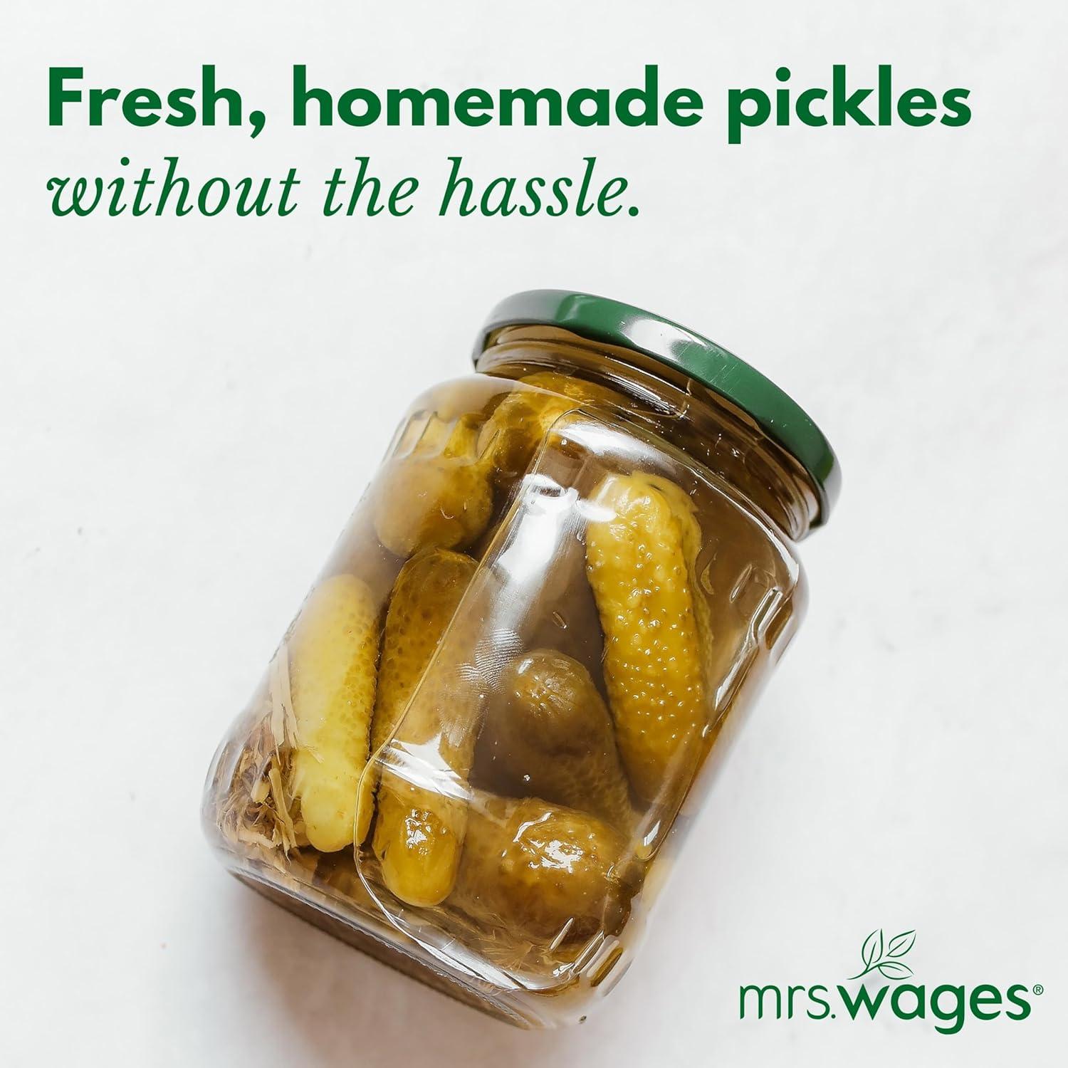 image:imageMrs Wages 1 Step Pickle Bread And Butter Pickling Mix DIY Fresh Pickles in 8 Hours Gluten Free Kosher No Artificial Flavor Each Bottle Makes 2 Pints16 fl oz Bottle VALUE PACK of 6Thai Chili