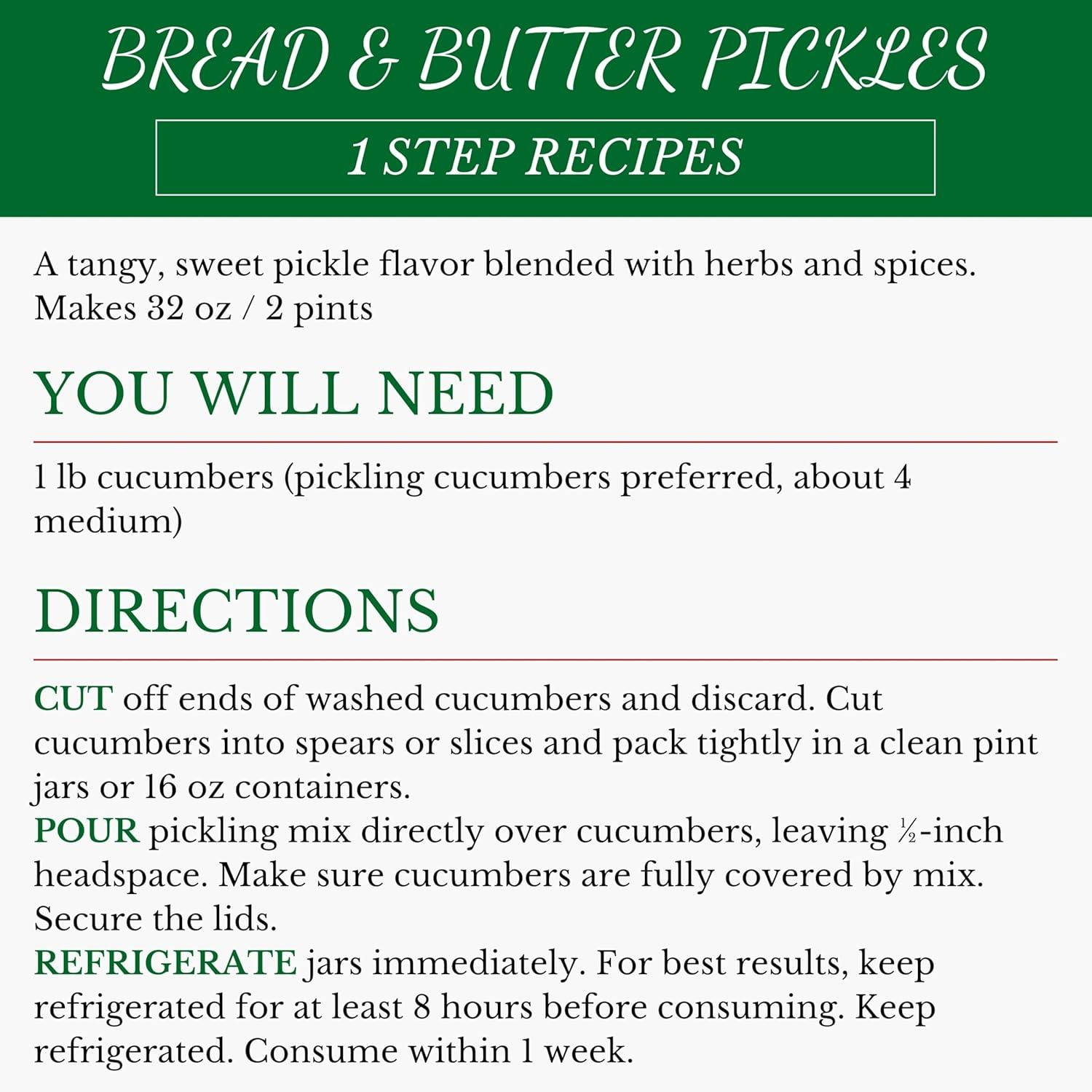 image:imageMrs Wages 1 Step Pickle Bread And Butter Pickling Mix DIY Fresh Pickles in 8 Hours Gluten Free Kosher No Artificial Flavor Each Bottle Makes 2 Pints16 fl oz Bottle VALUE PACK of 6Bread Butter