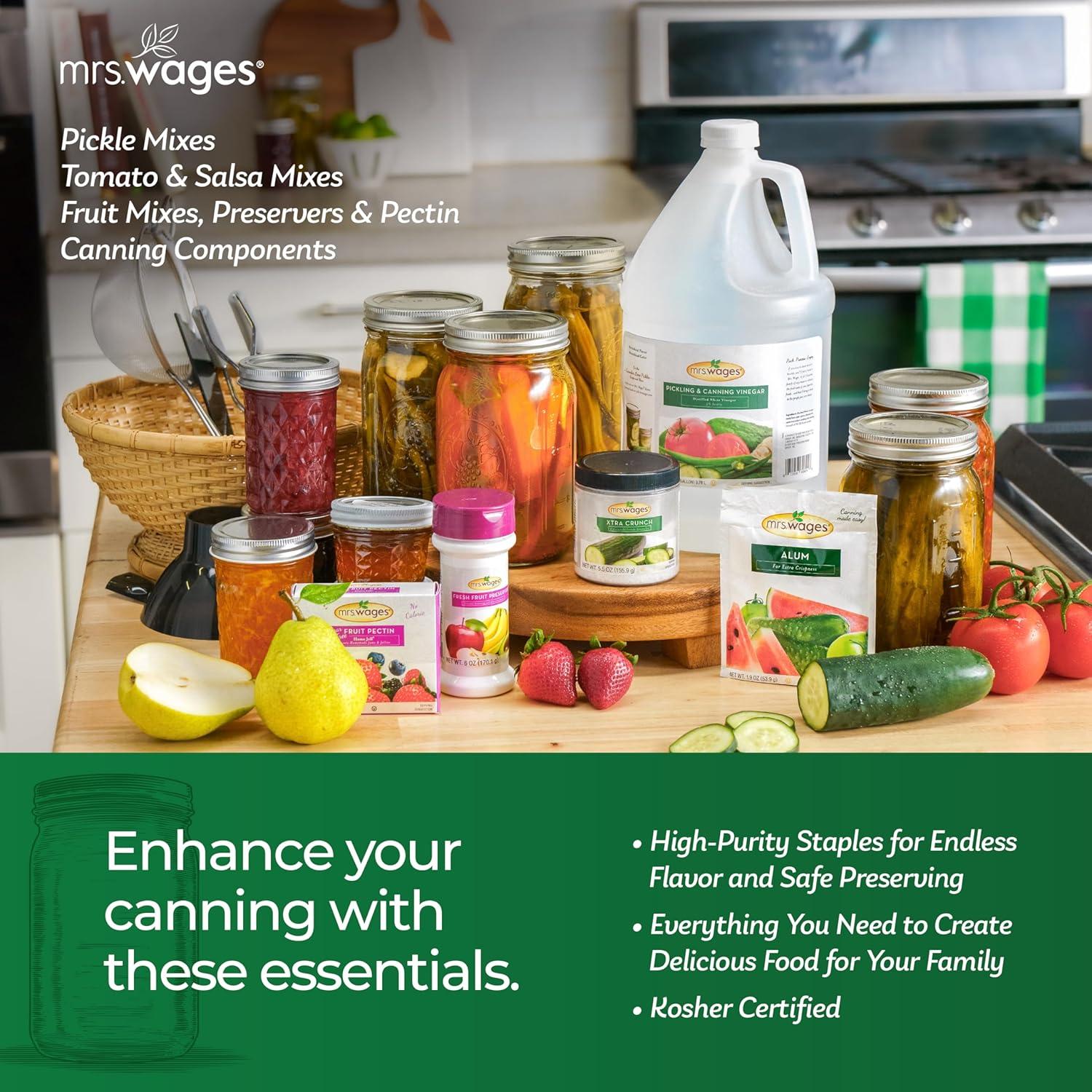 image:imageMrs Wages Fresh Fruit Preserver Protects Color amp Flavor in Fruits Prevents Browning Use on Fresh Frozen or Canned Fruit Shaker Bottle for Easy Use 6 Oz Shaker Bottle Pack of 6Citric Acid