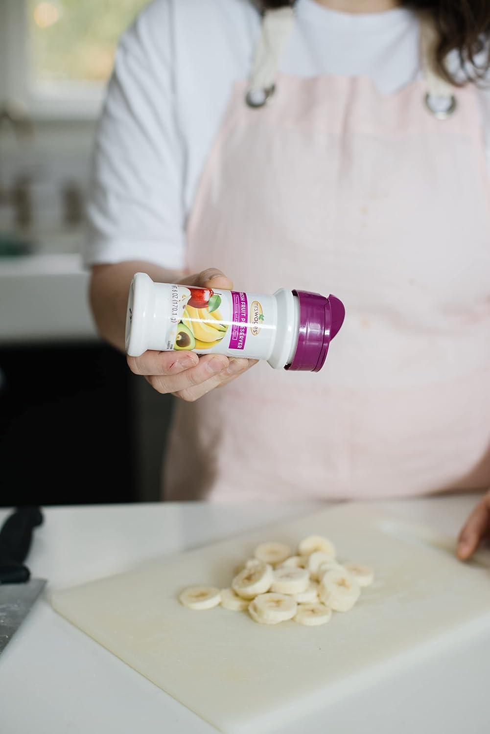 image:imageMrs Wages Fresh Fruit Preserver Protects Color amp Flavor in Fruits Prevents Browning Use on Fresh Frozen or Canned Fruit Shaker Bottle for Easy Use 6 Oz Shaker Bottle Pack of 6Fresh Fruit Preserver