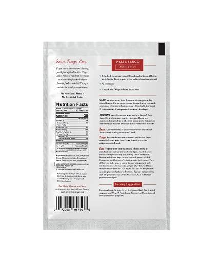 image:imageMrs Wages Tomato Soup Seasoning Mix EasyToUse Simple Homemade Tomato Soup Great Flavor Easy To Freeze or Serve Fresh Naturally Flavored 55 oz Packet Value Pack of 6Pasta Sauce