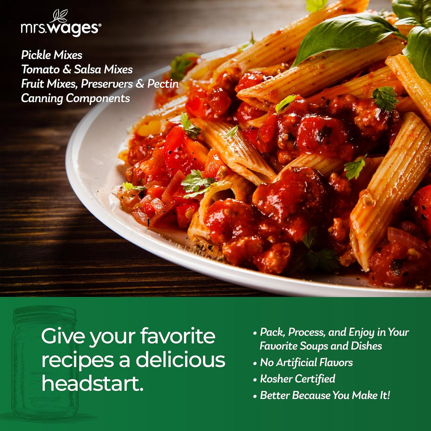 image:imageMrs Wages Tomato Soup Seasoning Mix EasyToUse Simple Homemade Tomato Soup Great Flavor Easy To Freeze or Serve Fresh Naturally Flavored 55 oz Packet Value Pack of 6Chili Base