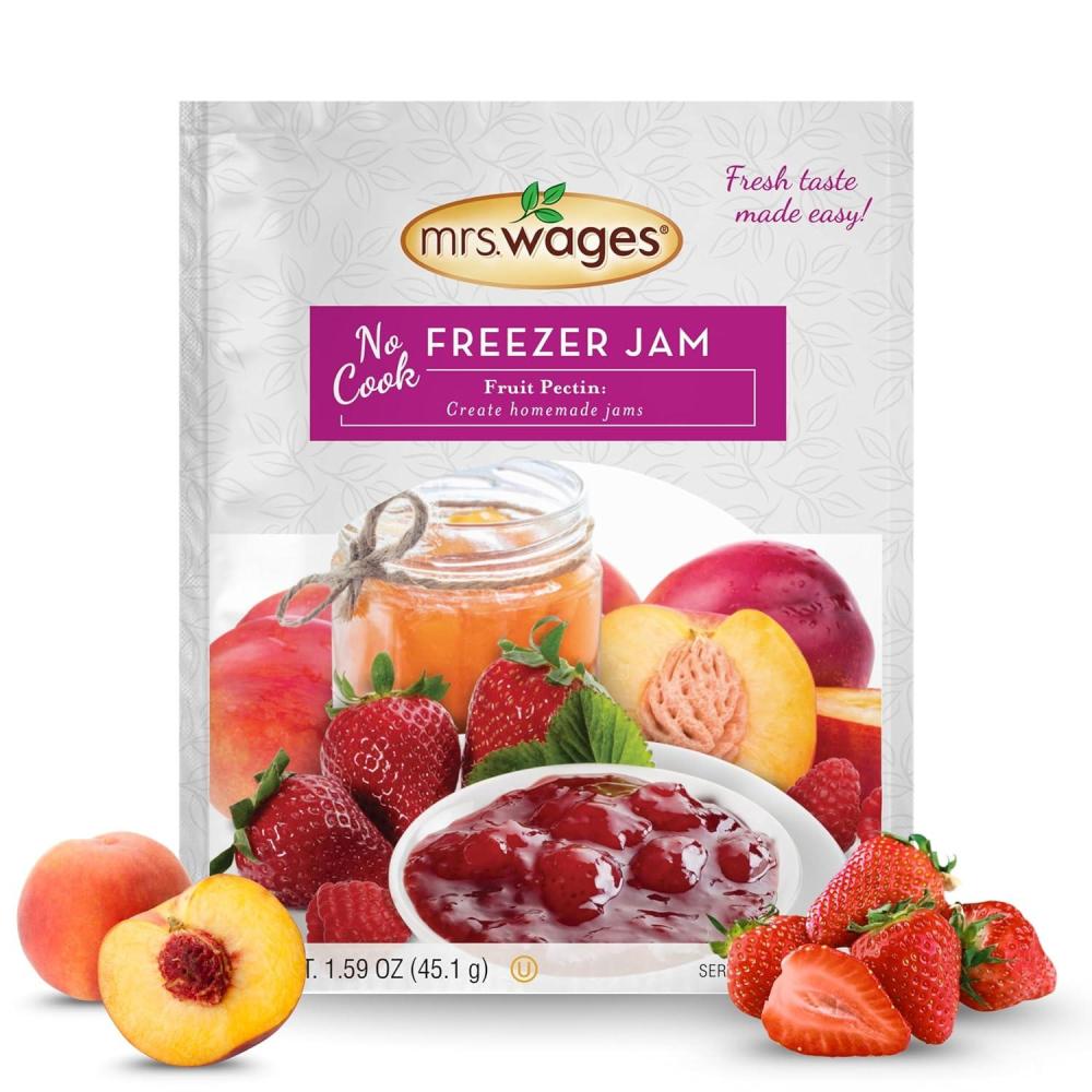 image:imageMrs Wages Fruit Pectin Home Jell EasyToUse Fast Results Homemade Jelly Jams or Freezer Jams 175 oz Carton Value Pack of 12No Cook Fruit Pectin