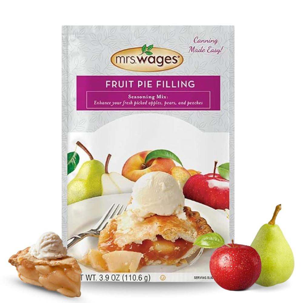 image:imageMrs Wages Spiced Apple Mix EasyTo Use Spiced Seasoning Mix Simple Canning Fresh Tasting Pie Filling Variety of Uses 50 oz packet Value Pack of 12Fruit Pie