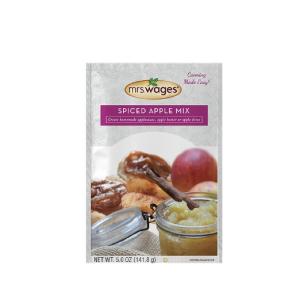 image:imageMrs Wages Spiced Apple Mix  EasyTo Use  Spiced Seasoning Mix  Simple Canning  Fresh Tasting Pie Filling  Variety of Uses  50 oz packet Value Pack of 12Spiced Apple
