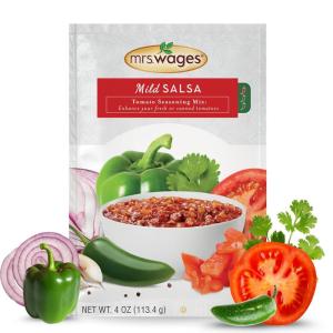 image:imageMrs Wages Tomato Soup Seasoning Mix EasyToUse Simple Homemade Tomato Soup Great Flavor Easy To Freeze or Serve Fresh Naturally Flavored 55 oz Packet Value Pack of 6Mild Salsa
