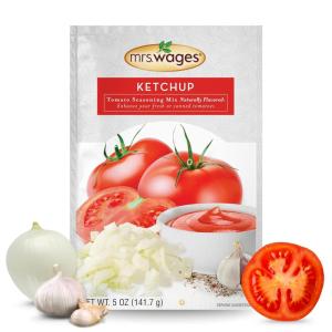 image:imageMrs Wages Tomato Soup Seasoning Mix EasyToUse Simple Homemade Tomato Soup Great Flavor Easy To Freeze or Serve Fresh Naturally Flavored 55 oz Packet Value Pack of 6Ketchup
