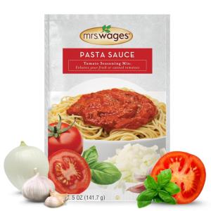 image:imageMrs Wages Tomato Soup Seasoning Mix EasyToUse Simple Homemade Tomato Soup Great Flavor Easy To Freeze or Serve Fresh Naturally Flavored 55 oz Packet Value Pack of 6Pasta Sauce