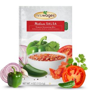 image:imageMrs Wages Tomato Soup Seasoning Mix EasyToUse Simple Homemade Tomato Soup Great Flavor Easy To Freeze or Serve Fresh Naturally Flavored 55 oz Packet Value Pack of 6Medium Salsa